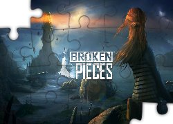 Gra, Broken Pieces, Kobieta, Latarnia