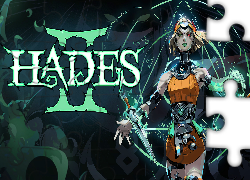 Gra, Hades 2, Postać, Kobieta, Melinoe, Miecz, Sierp, Diagram, Plakat