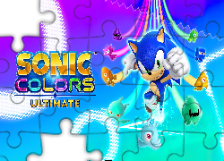 Gra, Sonic Colors Ultimate, Postać, Sonic, Plakat