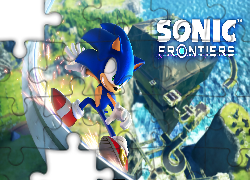 Gra, Sonic Frontiers, Postać, Sonic, Plakat