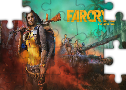 Gra, Far Cry 6, Kobiety, Mężczyzna, Broń, Czołg