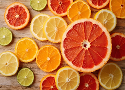 Owoce, Cytrusy, Plastry