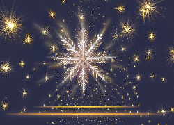 Płatek, Śniegu, Śnieżynka, Grafika