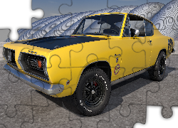 Plymouth Barracuda, 1968, Zabytkowy, 3D