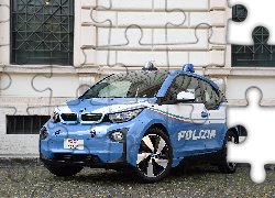 Samochód, Policyjny, BMWi3