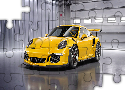 Żółte, Porsche GT3 RS, 2015