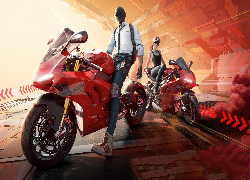 Motocykle, Ducati, Postacie, Gra, PUBG X Ducati