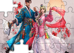 Gra, MU Origin, Kwiaty, Para, Stroje hanbok