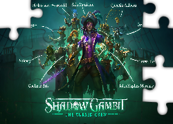 Gra, Shadow Gambit The Cursed Crew, Postacie, Piraci, Żaglowiec, Plakat
