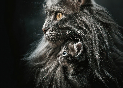 Koty, Kotka, Kociak, Grafika AI