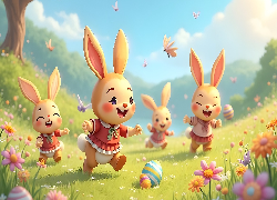 Zajączki, Wielkanoc