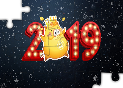 Nowy Rok, 2019, Świnka, Korona