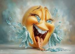 Emotek, Rozbawiony, Śmieszne, Grafika AI