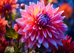 Dalia, Kwiat, Grafika
