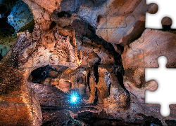 Jaskinia, Mae Sap, Skały, Światło, Prowincja Chiang Mai, Tajlandia