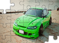 Zielony, Nissan Silvia S15, 1999