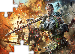 Gra, Warhaven, Rycerze, Miecz, Walka, Ogień