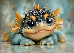 Śmieszny, Stworek, Grafika AI