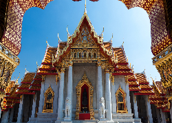 Tajlandia, Bangkok, Świątynia, Wat Benchamabophit