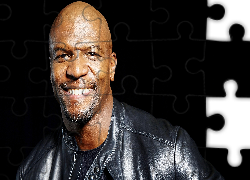 Mężczyzna, Aktor, Terry Crews, Uśmiech, Skórzana, Kurtka, Czarne, Tło