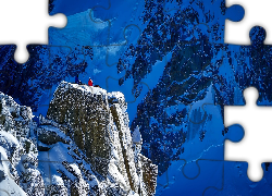 Zima, Góry, Turyści