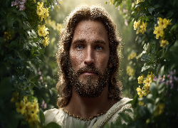 Jezus Chrystus, Wiara, Chrześcijaństwo, Grafika AI