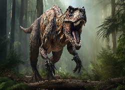 Dinozaur, Tyranozaur, Grafika