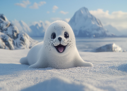 Uśmiechnięta, Foka