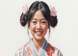 Dziewczynka, Japonka