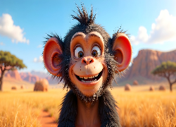 Małpka, Wesoła, AI