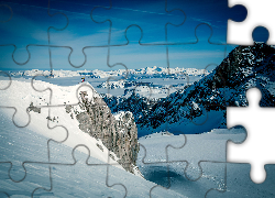 Zima, Góry, Szczyty