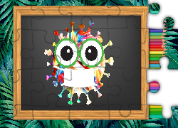 Wirus, Tabliczka, Kredki, 2D