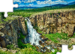 Skały, Wodospad North Clear Creek Falls, Kamienie, Kolorado, Stany Zjednoczone