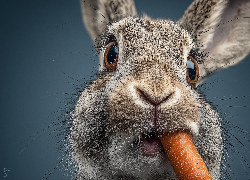 Zając, Marchewka, Grafika AI