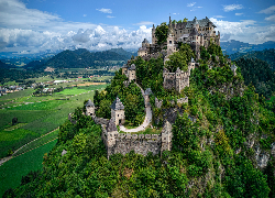 Zamek Hochosterwitz, Wzgórze, Austria