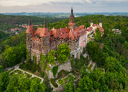 Zamek Książ, Zielone, Wzgórza, Wałbrzych, Polska