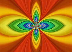 Zielono-pomarańczowy, Fraktal