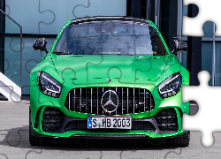Zielony, Mercedes-AMG GT R, Przód