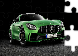 Zielony, Mercedes, AMG GTR