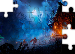 Gra, Trine 4 The Nightmare Prince, Noc, Dom, Postacie, Złodziejka Zoya, Rycerz Pontiusz