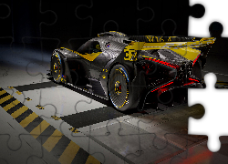 Żółto-czarne, Bugatti Bolide, 3D