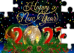 Nowy Rok, Życzenia, Grafika 2D
